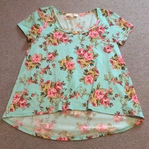 Forever21 Floral Crop Top